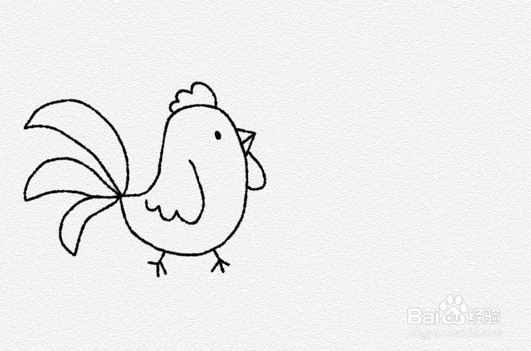 小公鸡和小鸭子怎么画