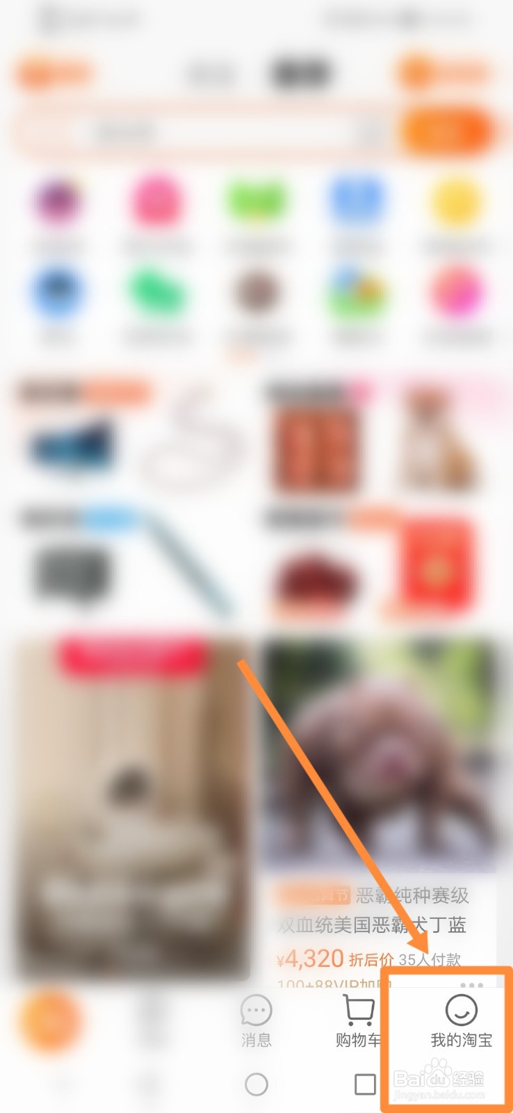 淘宝APP怎么查看我的档案