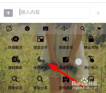 搜狗输入法怎样设置夜间模式