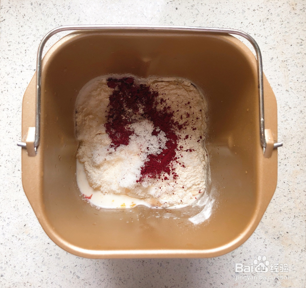 芋泥肉松软欧的做法