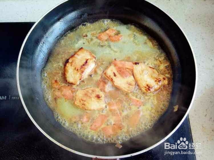 一品正新橙汁鸡排贝壳面的做法