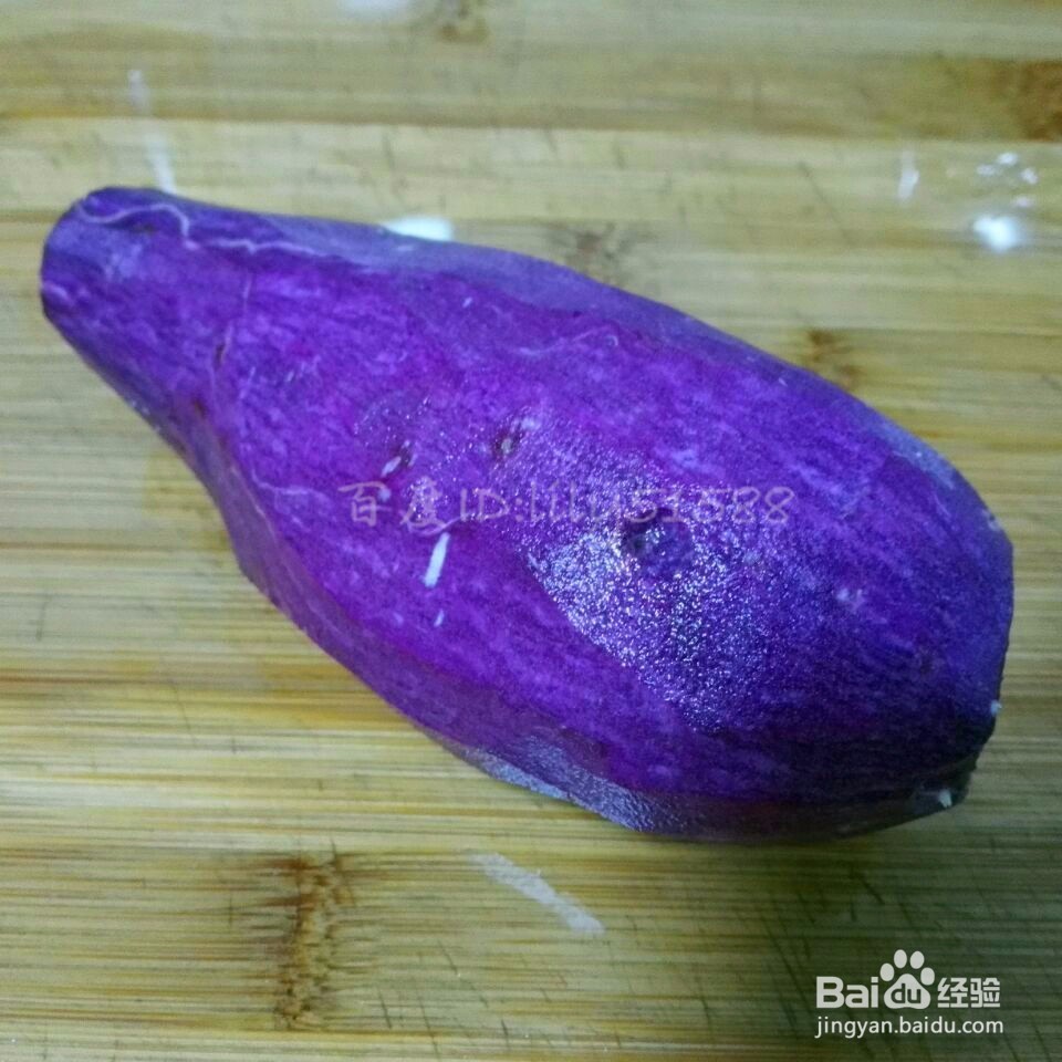 油炸紫薯片的做法