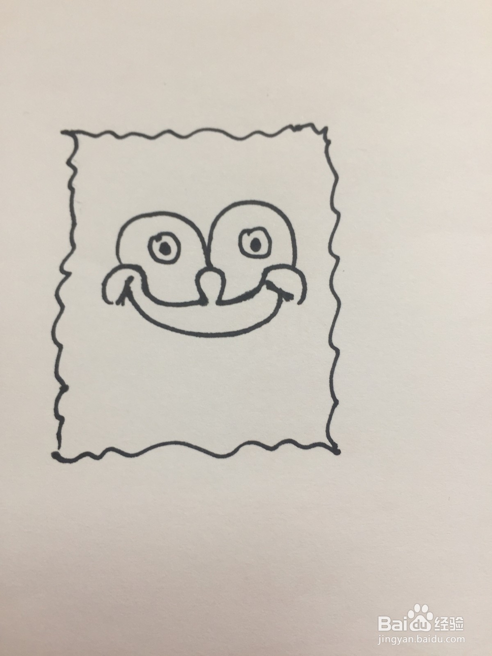 海绵宝宝的简笔画