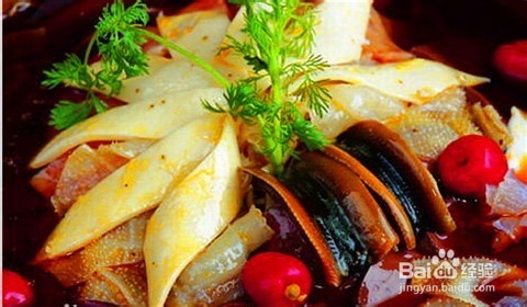 重庆小吃之毛血旺