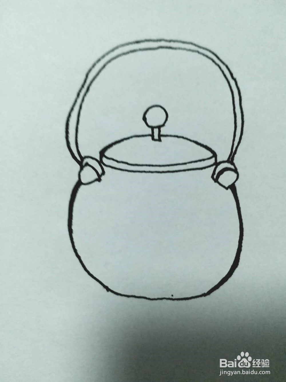 茶壶的简笔画法