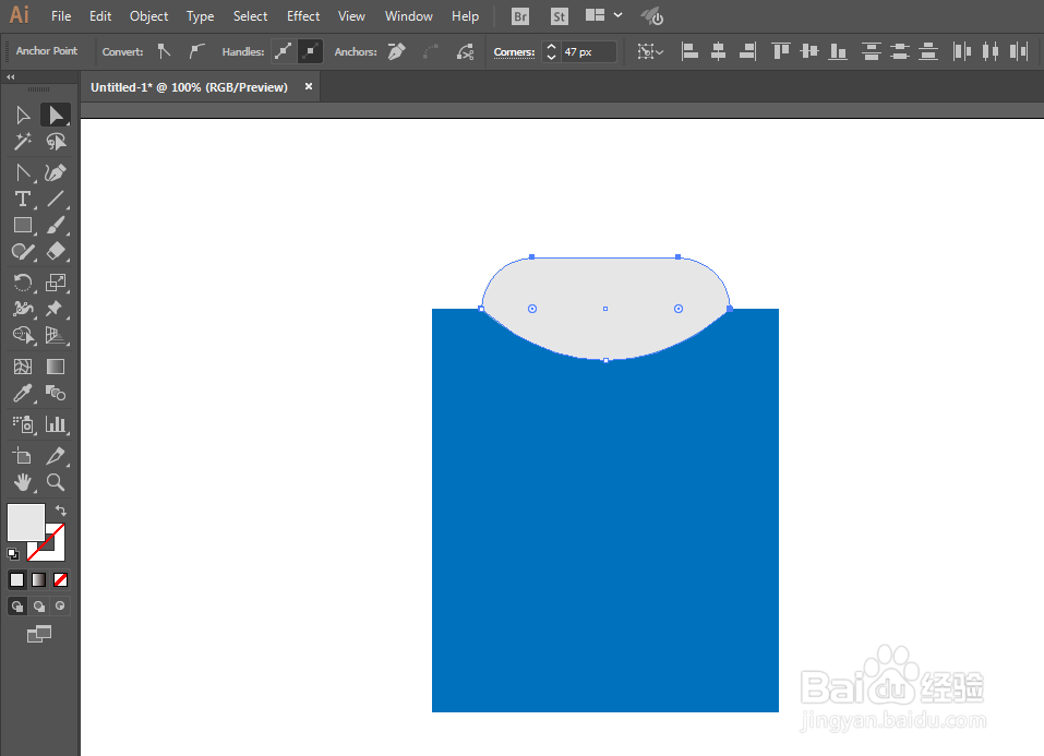 如何用ILLUSTRATOR绘制UI衬衫标识