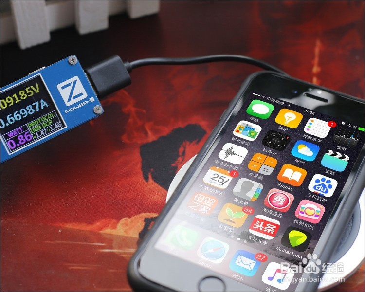 锐舞卧式Qi无线充电板功能使用