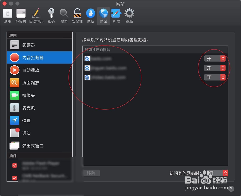 safari浏览器安全设置和可信任站点在哪里设置?