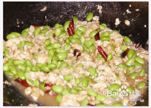 毛豆炒鸡丁怎么弄