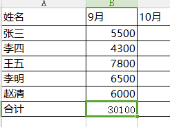 excel巧用快捷键快速一键求和