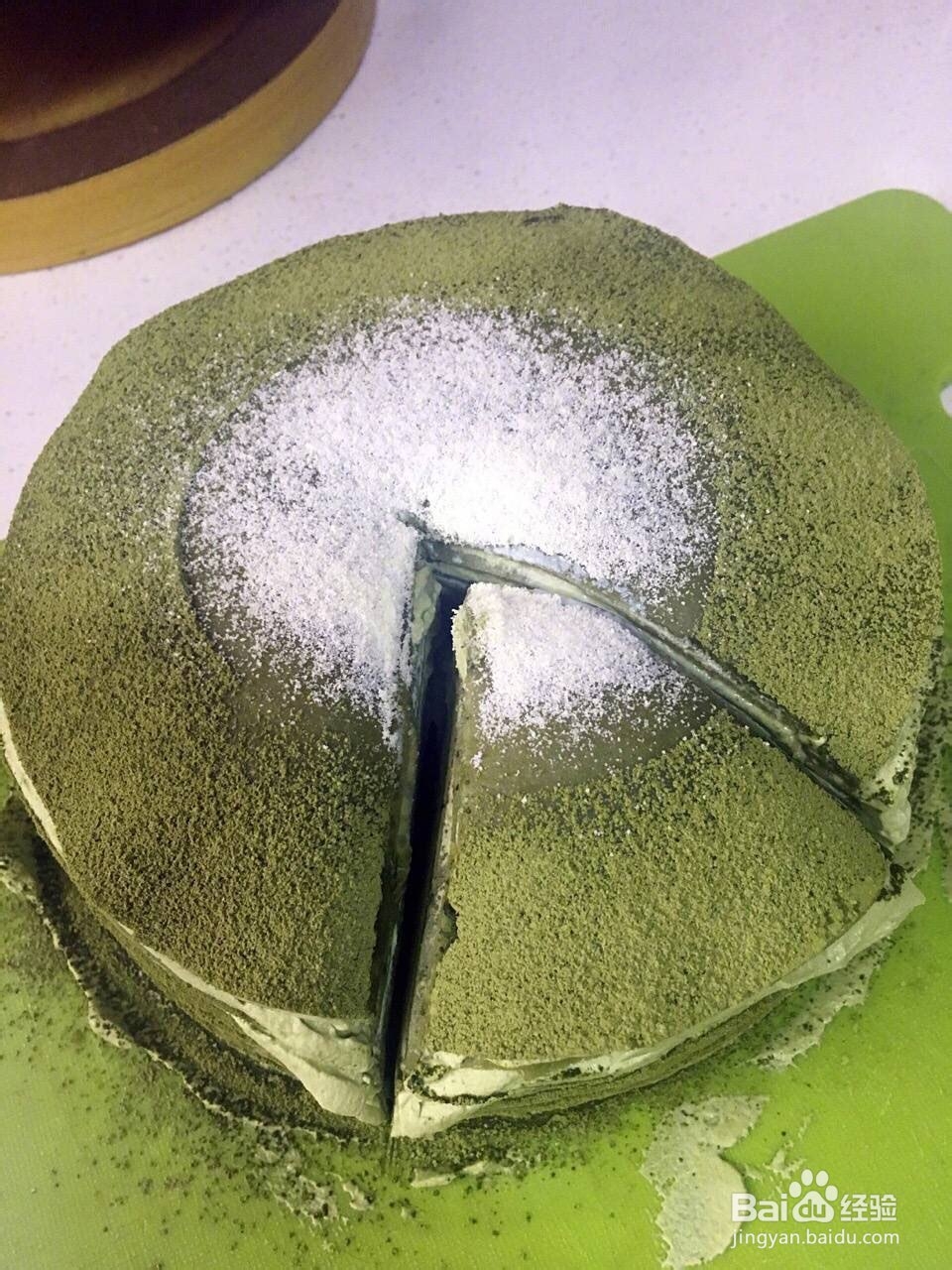 妈妈教我做的抹茶千层