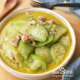 肉末丝瓜怎么制作