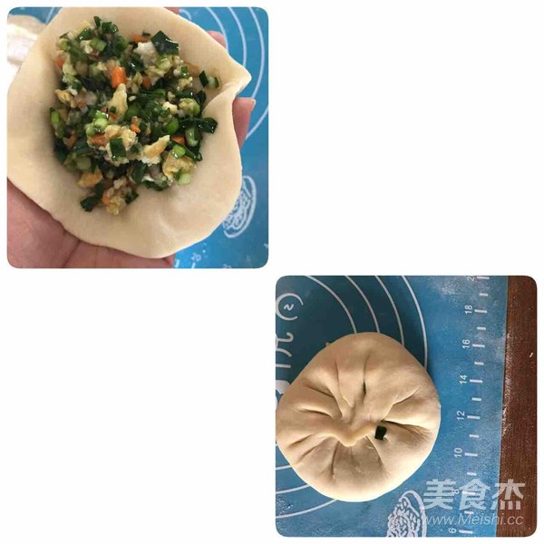 烙韭菜葱饼的做法