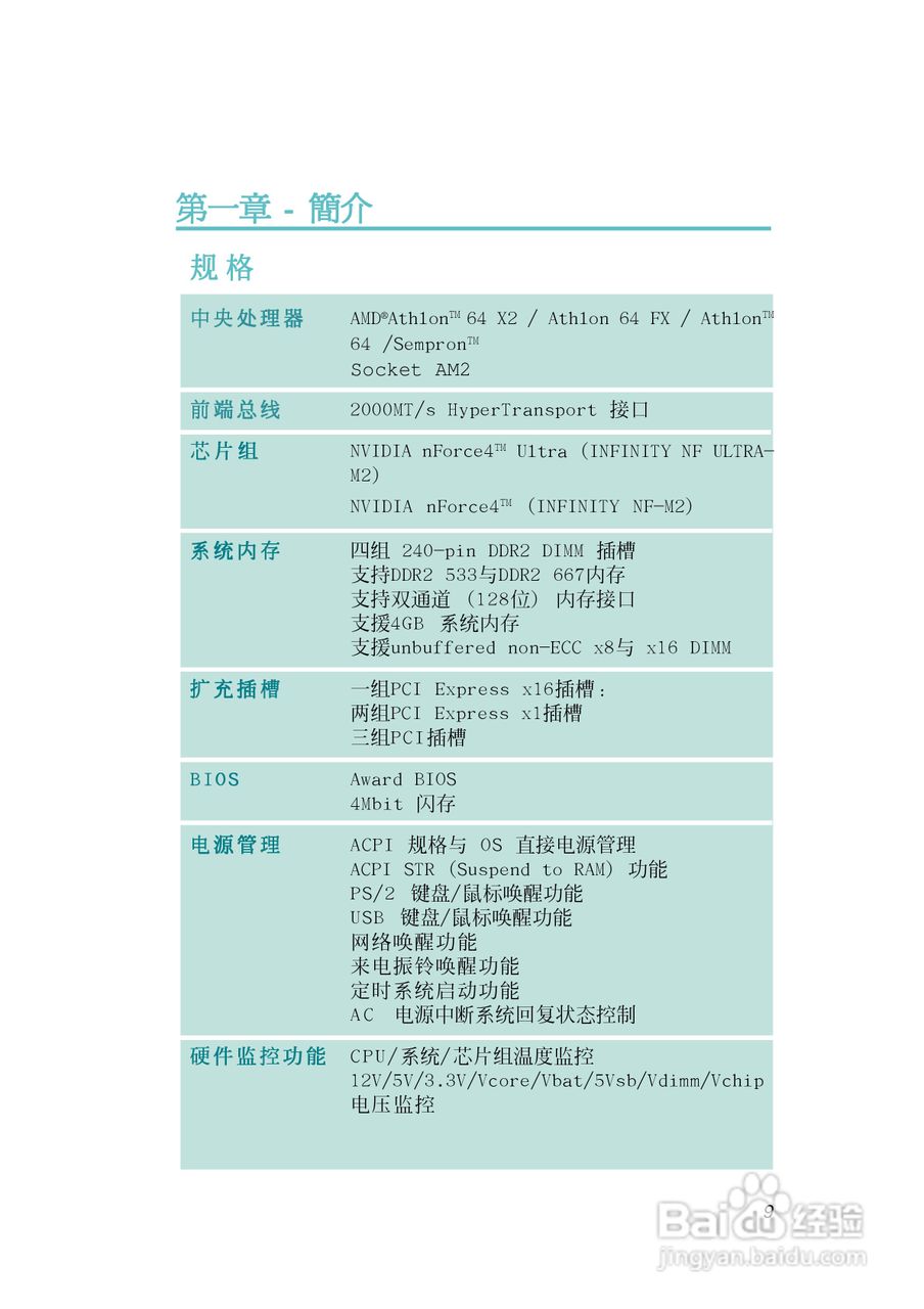 友通INF. NF-M2型主板说明书:[1]