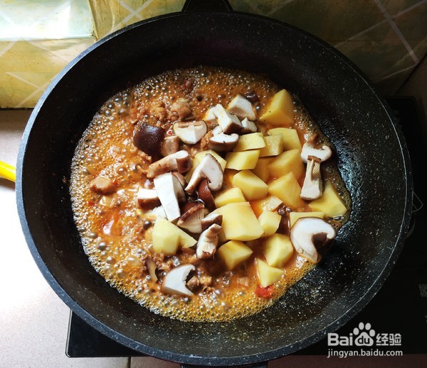 家常大盘鸡的制作方法