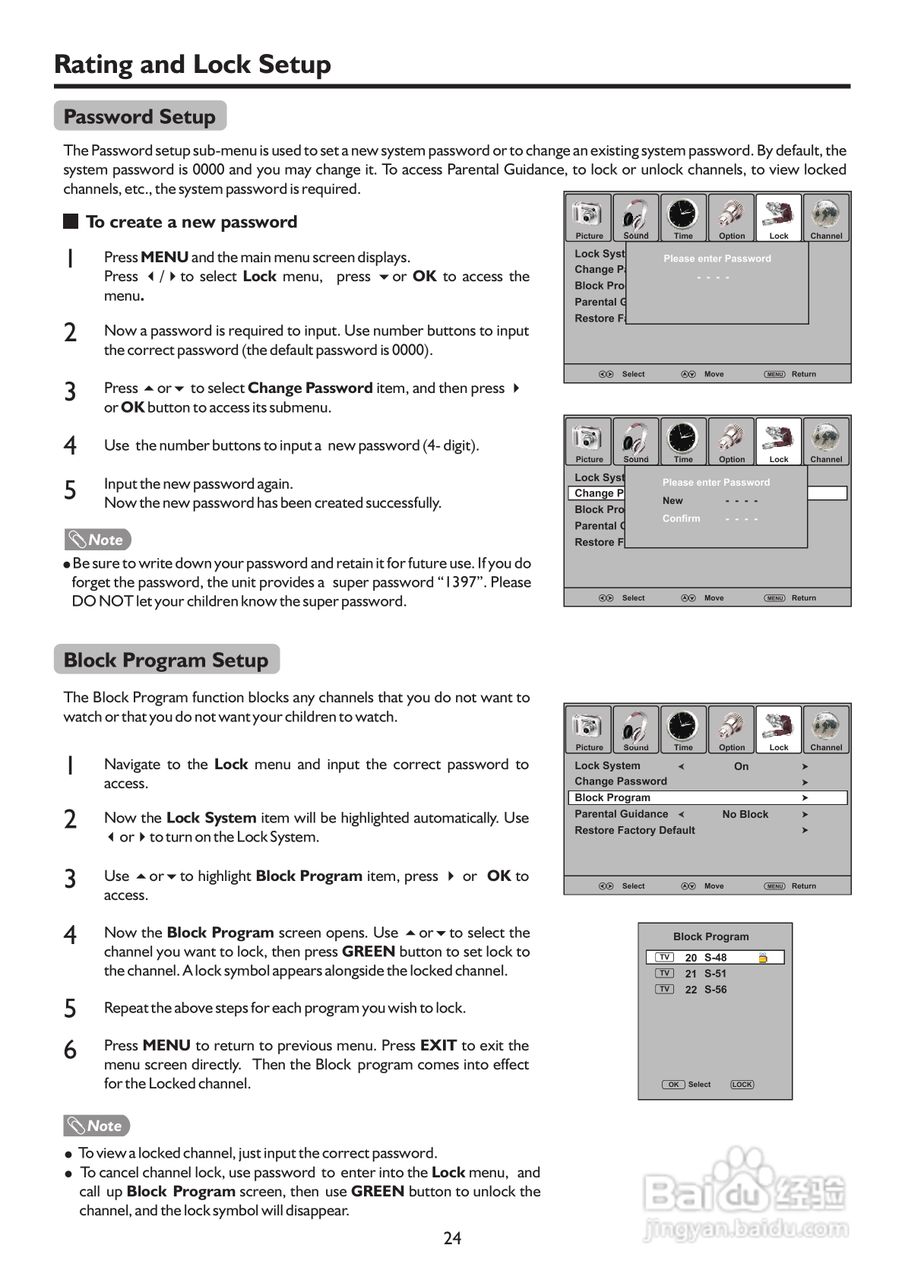 SANYO LCD-22XR9DKH LCD 电视说明书:[3]