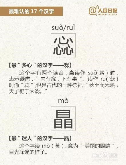 中国难识别的汉字