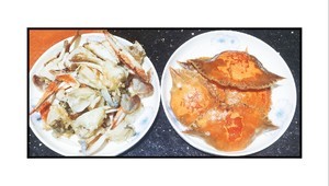 梭子蟹炒面疙瘩的做法
