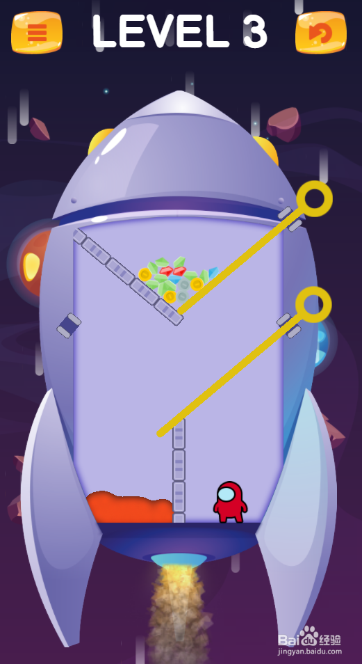 Rescue In The Spaceship的LEVEL 3怎样过关