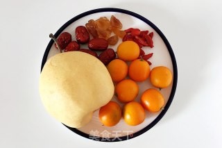 简易冰糖雪梨金桔饮