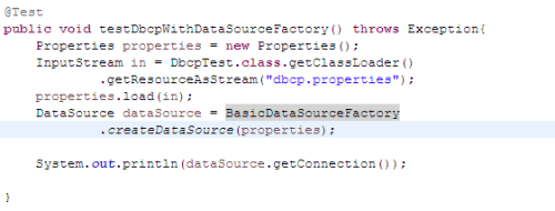 DBCP数据库连接池实例详解