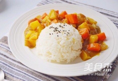 素食咖哩的做法