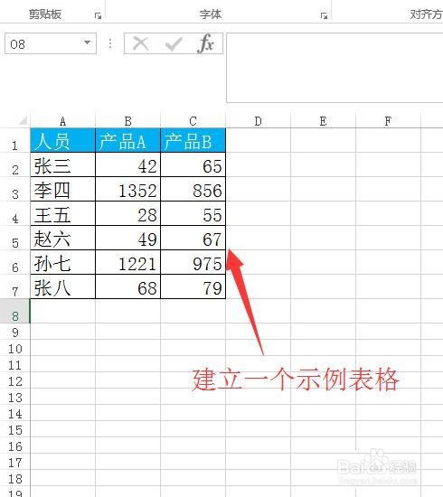 Excel如何制作柱形图