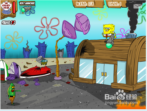 海绵宝宝护家园攻略