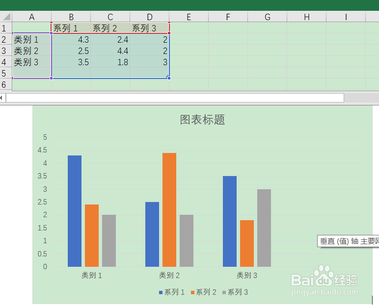 word2019中插入柱状图的方法