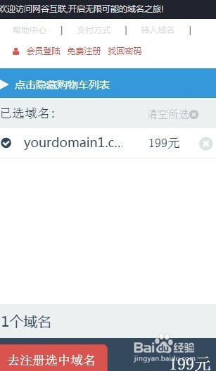 如何注册.za域名?