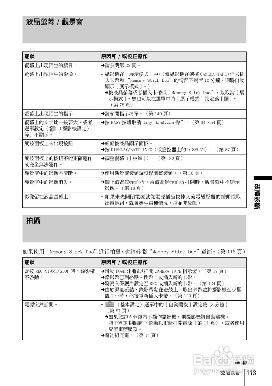 SONY索尼DCR-HC85数码摄像机说明书:[12]