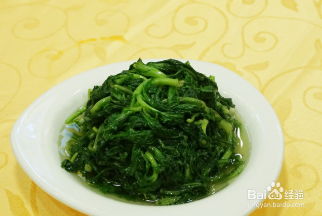 清炒茼蒿的做法