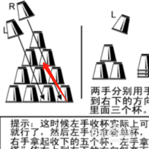 叠杯子教程玩法
