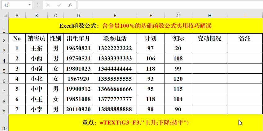 进阶高手必备技能——函数公式篇