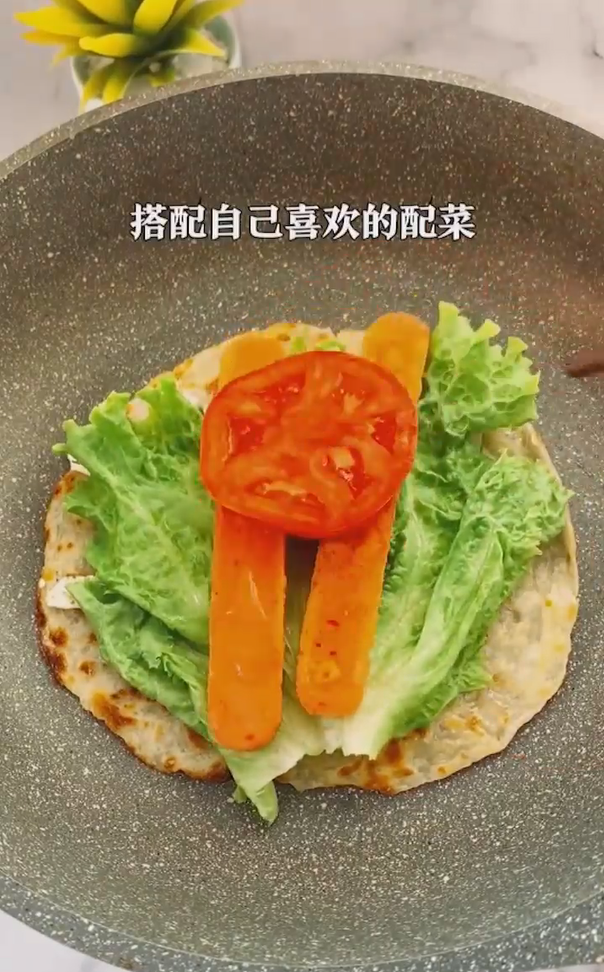 番茄酱手抓饼怎么做