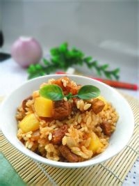 美食做法红烧肉焖饭
