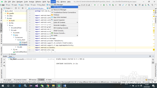 platform 'android-27' not found.