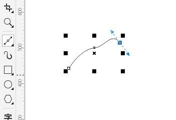 win10系统cdrx8软件如何使用贝塞尔工具