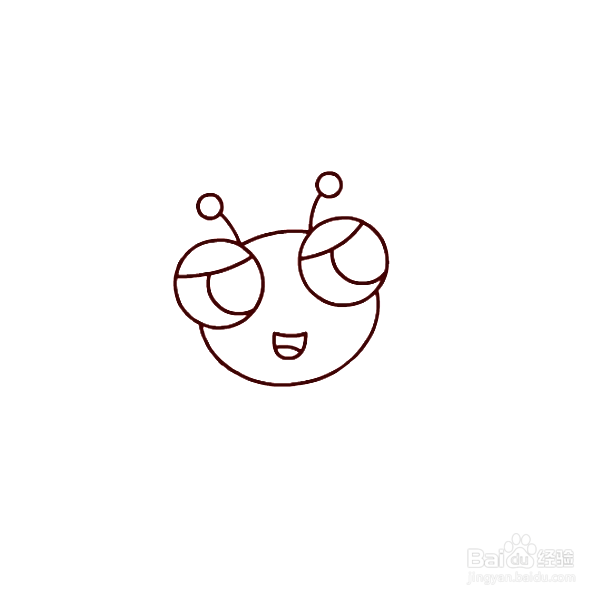 如何画卡通蜻蜓的简笔画?