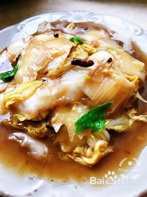醋溜白菜的制作方法