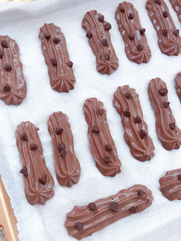 巧克力手指麻薯饼