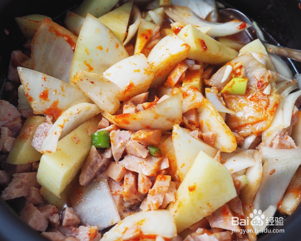 每日美食-炖土豆汤冬天必做