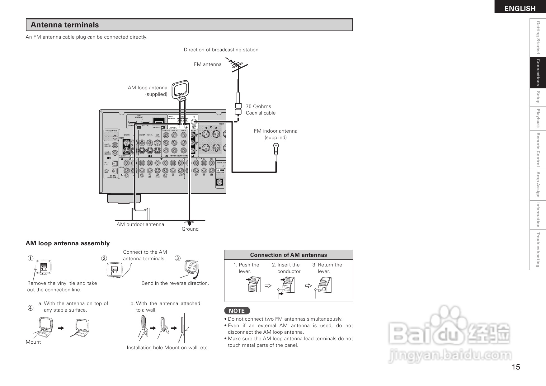 DENON AVR-1708功放用户手册:[1]