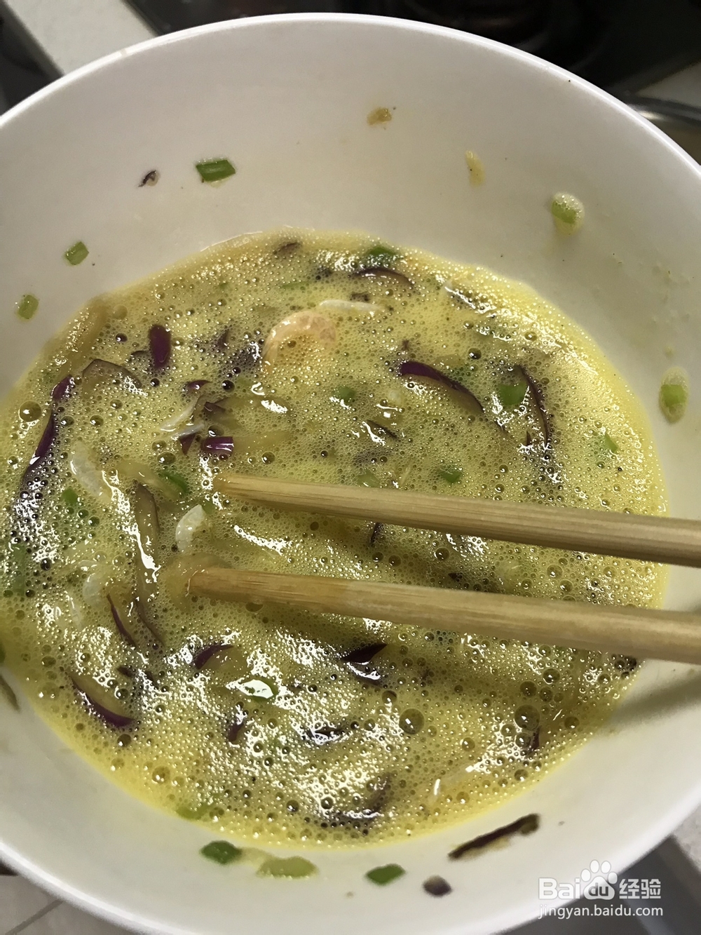 如何做茄子鸡蛋饼？