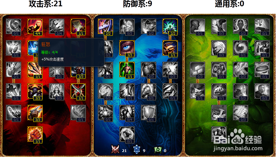 s3所有英雄天赋加点