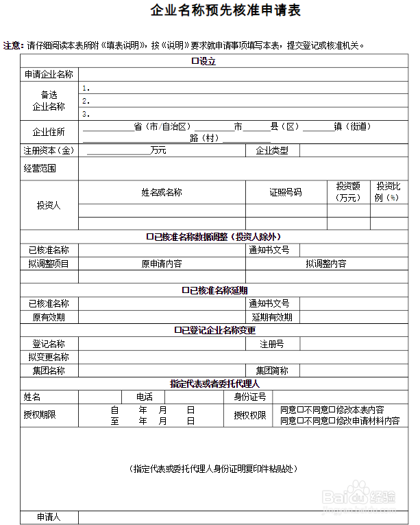 注册工商营业执照流程