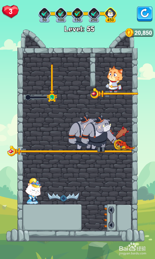 Hero Mission 2的Level 55怎样通过?