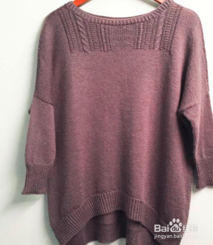 怎样编织套头衫女土？