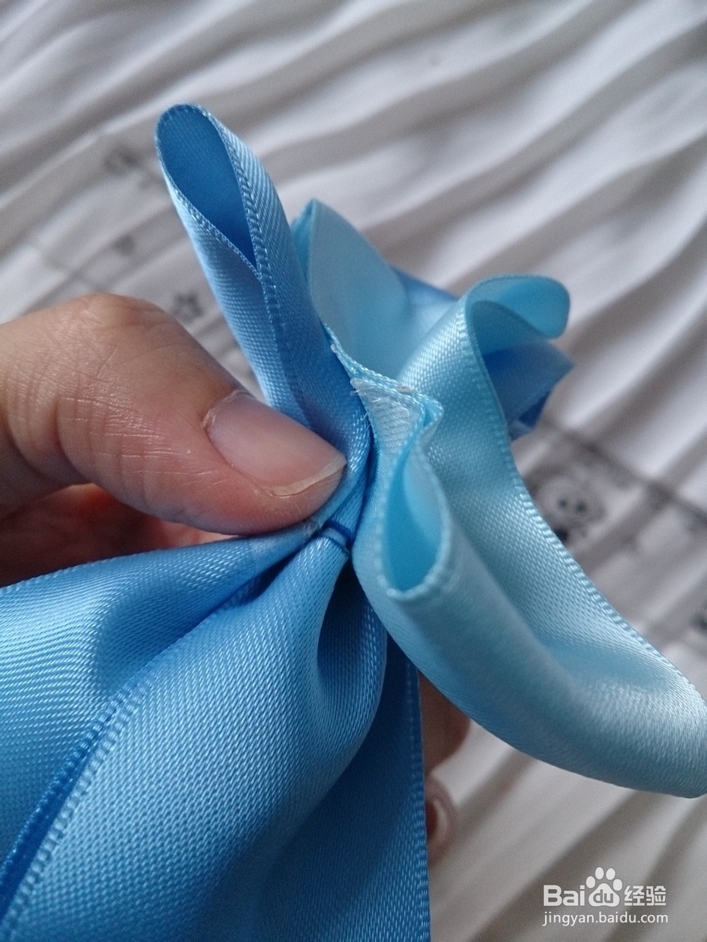 手工发饰蝴蝶结基础三