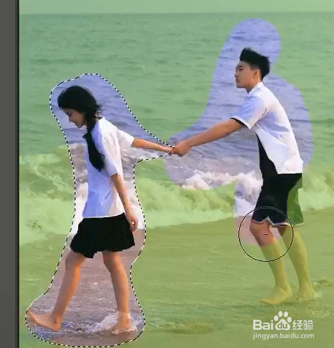 PS如何P掉图中多余的人